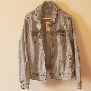 Jean jacket distressed